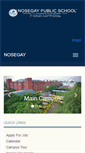 Mobile Screenshot of nosegaypublicschool.com