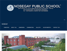 Tablet Screenshot of nosegaypublicschool.com